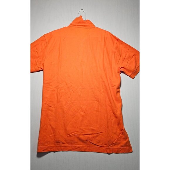 Tommy Hilfiger Polo Shirt Men’s Large Orange Short Sleeve Casual New Without Tag - Picture 3 of 3